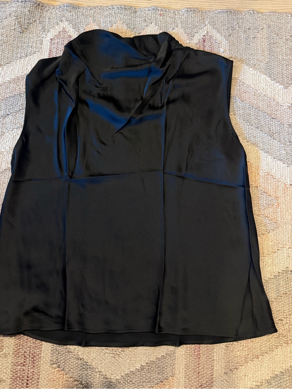 LOFT Satin Cowl Neck Shell blouse - Picture 2 of 3